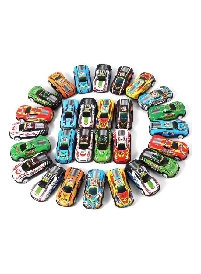 28-Pack Mini Pull-Back Cars Set – Colorful Metal & ABS Alloy Vehicles – Bulk Party Favors, Goodie Bag Stuffers & Piñata Fillers for Boys, Girls & Toddlers - Image 2